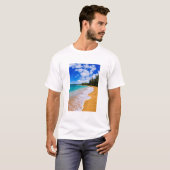 Tropisches Strandparadies, Hawaii T-Shirt (Vorne ganz)