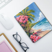 Tropisches Strandparadies | Ozean-Malerei Notizblock