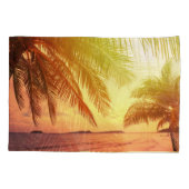 Tropisches Strandparadies: Serene Landschaft. Kissenbezug (Rückseite)