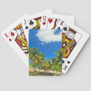 Tropisches Strandresort, Belize Spielkarten