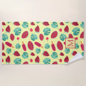 Tropisches Strandtuch (Vorderseite)