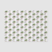 Tropisches Strandweihnachten Seidenpapier (Vorderseite)