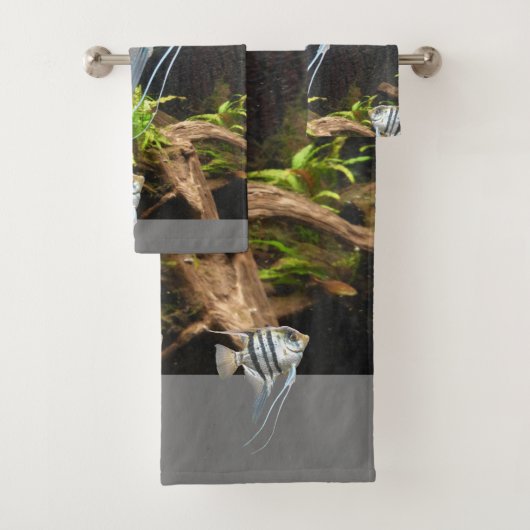 Tropisches Striptes Set für Badehandtuch (Insitu)