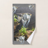 Tropisches Striptes Set für Badehandtuch (Handtuch)