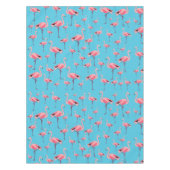 Tropisches Summer Pink Flamingo Pattern Party Tischdecke (Vorderseite)