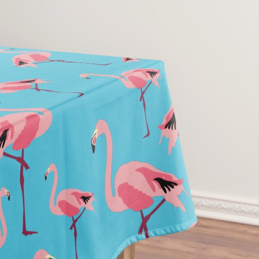 Tropisches Summer Pink Flamingo Pattern Party Tischdecke (Beispiel)