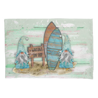 Tropisches Surfen Wasserfarbenstrand Kissenbezug