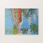 Tropisches Szenenrätsel Puzzle (Horizontal)