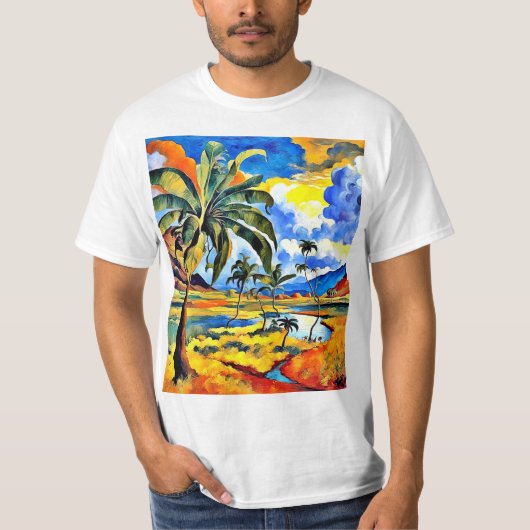Tropisches Tal T-Shirt (Vorderseite)