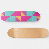 Tropisches Tangram Muster Skateboard (Horizontal)