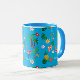 Tropisches 🍍 🌴 🦩 tasse