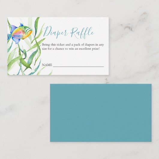 Tropisches Thema Diapier Einladung zur Einladung (Vorne/Hinten)