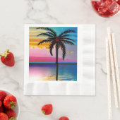 Tropisches Thema Geburtstag Serviette (Beispiel)