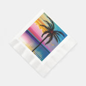 Tropisches Thema Geburtstag Serviette (Ecke)