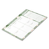 Tropisches Thema Personalisierte Woche Planer Pad Notizblock (angewinkelt)