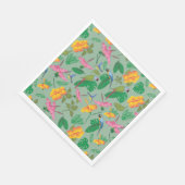 Tropisches Themenpapier Napkin Serviette (Ecke)