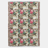 Tropisches Tiermuster Decke (Vorderseite Vertikal)