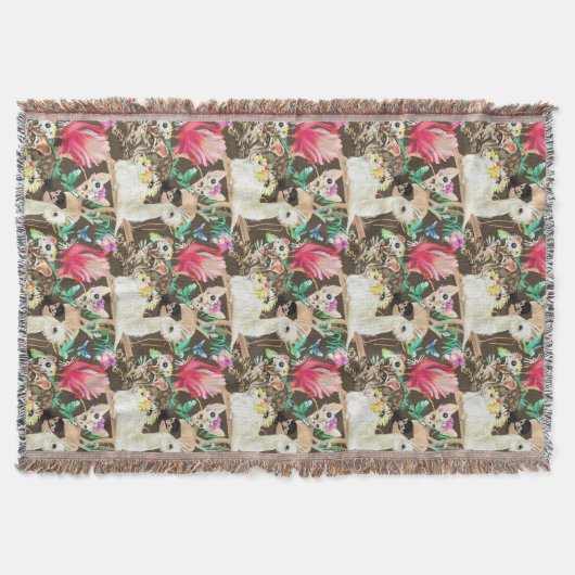 Tropisches Tiermuster Decke (Vorderseite)