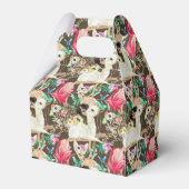 Tropisches Tiermuster Geschenkschachtel (Rückseite)