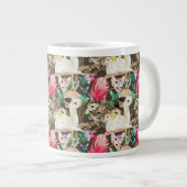 Tropisches Tiermuster Jumbo-Tasse (Vorderseite Rechts)