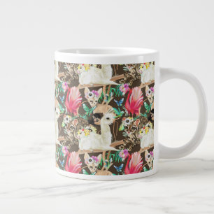 Tropisches Tiermuster Jumbo-Tasse