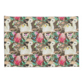 Tropisches Tiermuster Kissenbezug (Rückseite-Rechts)