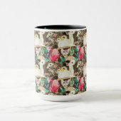 Tropisches Tiermuster Tasse (Zentrum)