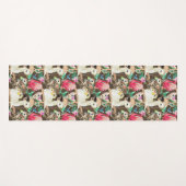 Tropisches Tiermuster Yogamatte (Vorderseite (Horizontal))