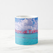 Tropisches Tobago Karibisches Meer Kaffeetasse (Mittel)