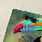 Tropisches Toco Toucan Beach Handtuch (Beispiel)