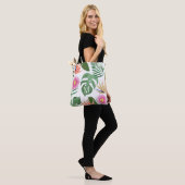 Tropisches Totbeutel für Monogramm Tasche (Am Model)