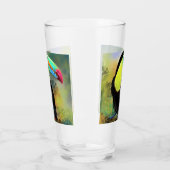 Tropisches Toucan-Glas Glas (Links)