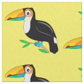 Tropisches Toucan Stoff (Nahaufnahme)