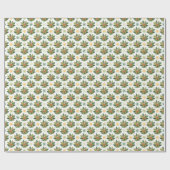 Tropisches Trägheits-Muster Geschenkpapier (Flach)