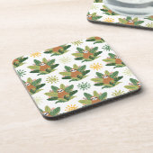 Tropisches Trägheits-Muster Getränkeuntersetzer (Linke Seite)