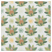 Tropisches Trägheits-Muster Stoff (Nahaufnahme)