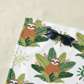 Tropisches Trägheits-Muster Strandtuch (Beispiel)