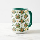 Tropisches Trägheits-Muster Tasse (VorderseiteRechts)