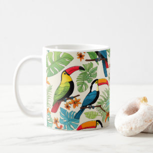 Tropisches Tukan-Kronendach Kaffeetasse