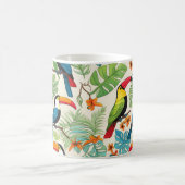 Tropisches Tukan-Kronendach Kaffeetasse (Mittel)