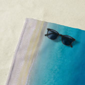 Tropisches Türkis-Ozean-Badetuch Strandtuch (Beispiel)