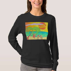 Tropisches Twilight Glow T-Shirt