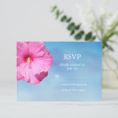 Tropisches UAWG (Aquarell) RSVP Karte (Stehend Vorderseite)