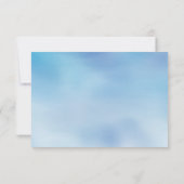 Tropisches UAWG (Aquarell) RSVP Karte (Rückseite)