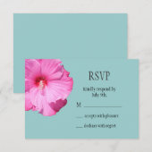 Tropisches UAWG (Türkis) RSVP Karte (Vorne/Hinten)