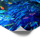 Tropisches Unterwasser-Ökosystem Poster (Ecke)