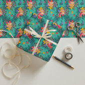 Tropisches Urlaubspapier Geschenkpapier