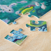 Tropisches Urlaubsswimmen Puzzle (Seite)