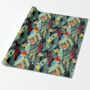 Tropisches Verpackungspapier Geschenkpapier