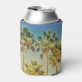 Tropisches Vintag Palms Foto Dosenkühler (Kanne Vorderseite)